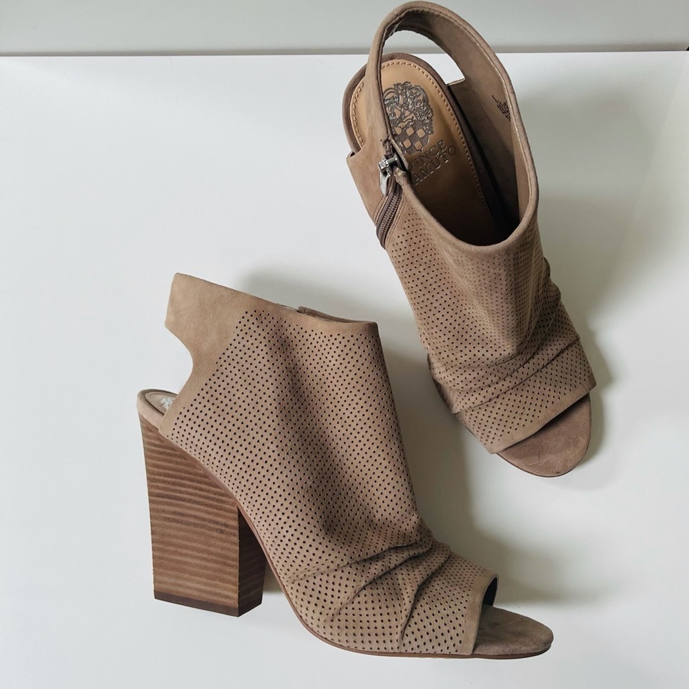 Open Toe Booties  9 | 4+ Heel 9  | NWOT LUXURY